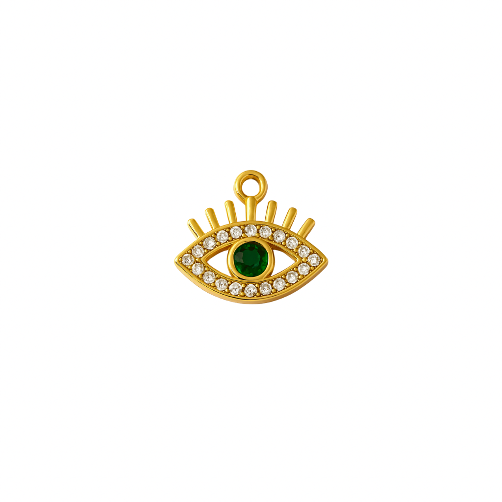 Evil eye schutz charm anhänger gold