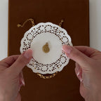 Goldenes muschel fossil charm wasserfest