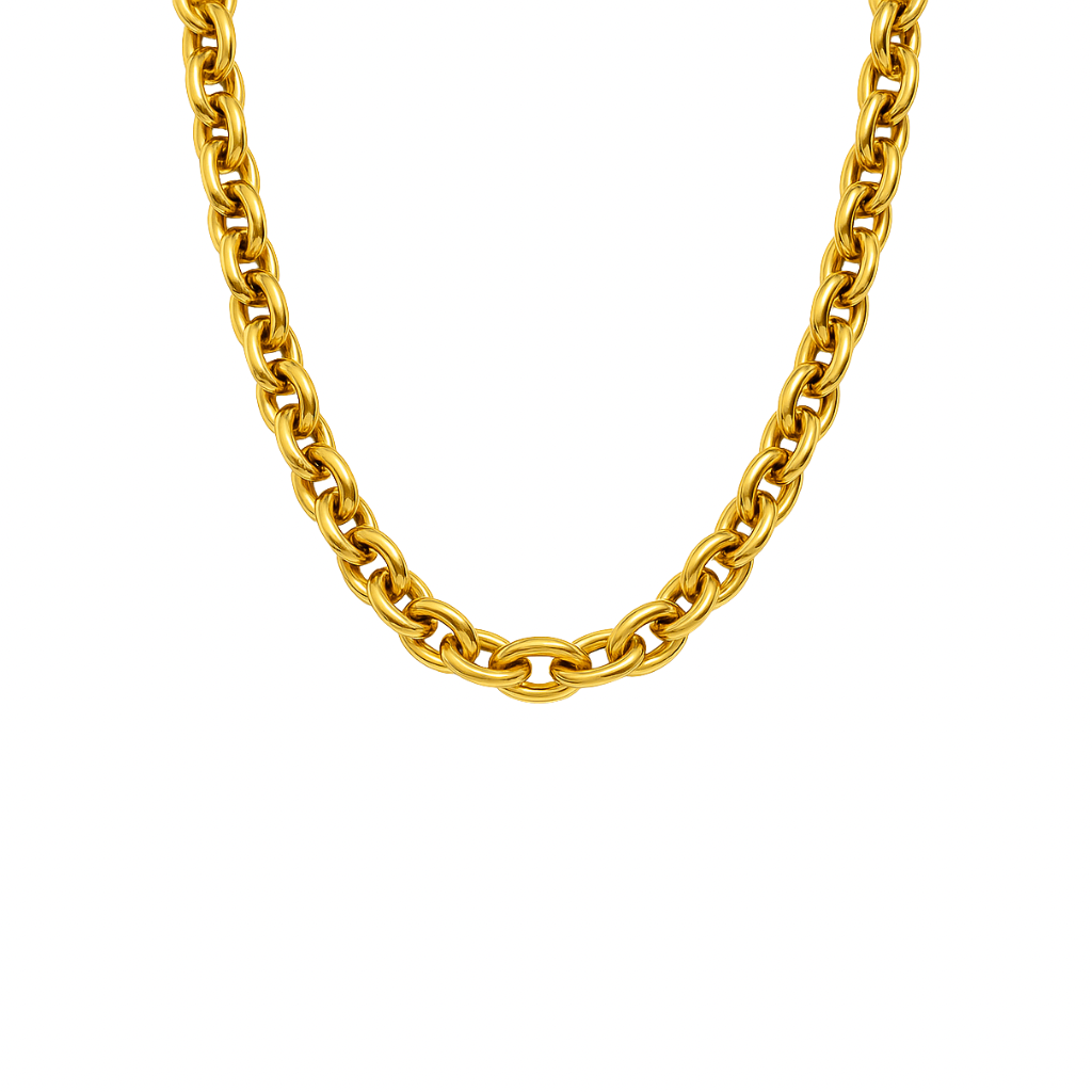 Vergoldete Halskette 