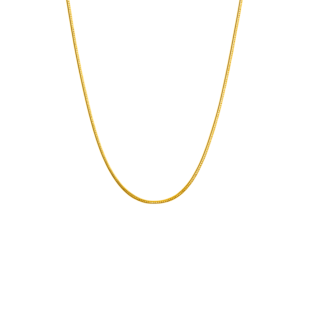 Schmale feine minimalistische halskette