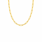 Vergoldete schmale gliederkette für charms