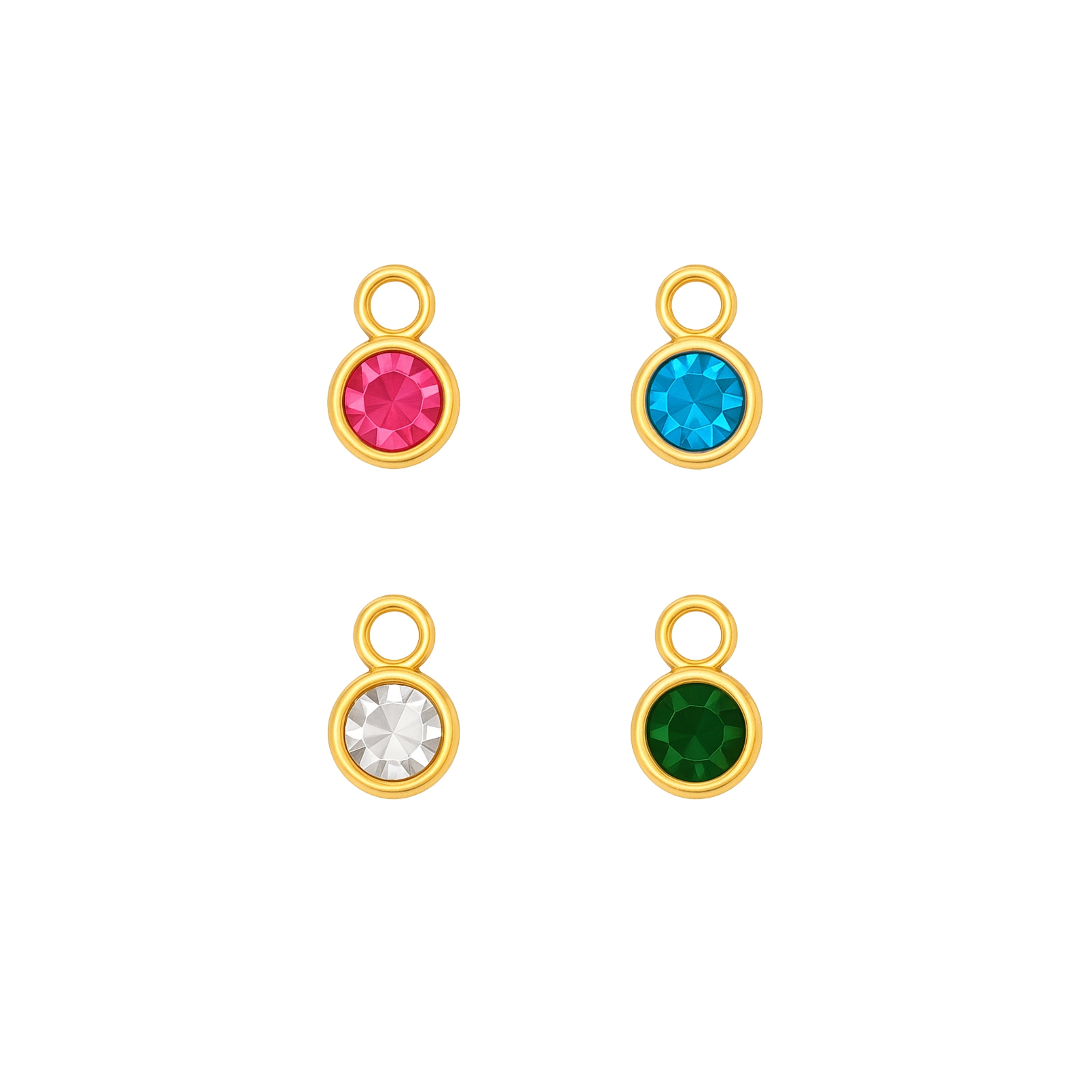 Diamant Charms für Halsketten wasserdicht 