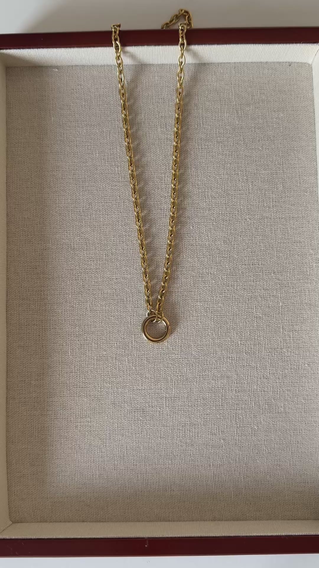 Charm Halskette wasserfest wechselbare charms